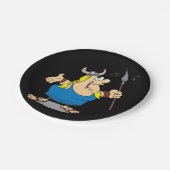 Viking Opera Singer Paper-Borden Papieren Bordje (Gekanteld)