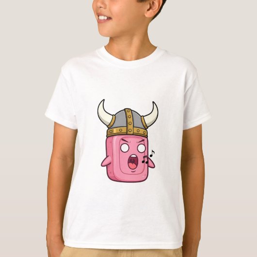 Viking Opera Zeep Zanger Kinderen T-shirt (Voorkant)