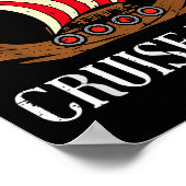 Viking Original Norwegian Cruise Line Funny Men Wo Poster (Hoek)