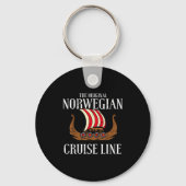 Viking Original Norwegian Cruise Line Funny Men Wo Sleutelhanger (Voorkant)