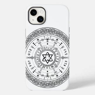 Viking Pagan Asatru Runic Compass, Vegvisir Runes Case-Mate iPhone 14 Plus Hoesje