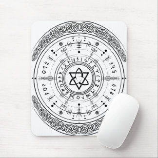 Viking Pagan Asatru Runic Compass, Vegvisir Runes Muismat