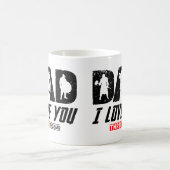 Viking papa Ik hou van je 3000 Koffiemok (Center)