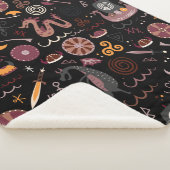 Viking patroon naadloos design grafisch sherpa deken (3/4)