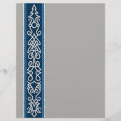 Viking Pattern Blue Flyer (Voorkant)