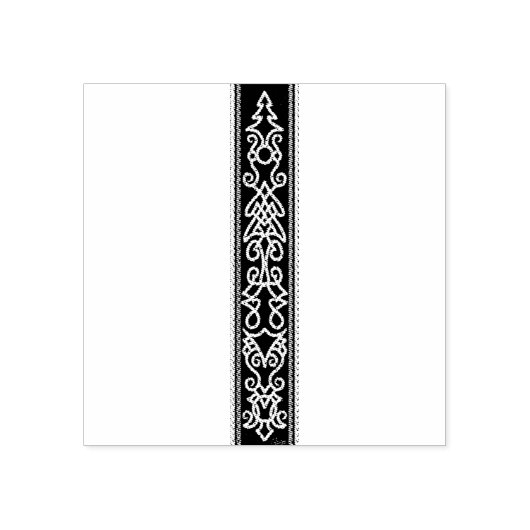 Viking Pattern Blue Rubberstempel (Afrduk)