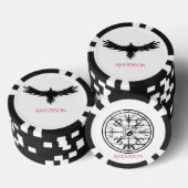 Viking Poker Chips, gepersonaliseerd Poker Chips (Opstapeling)