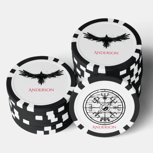 Viking Poker Chips, gepersonaliseerd Poker Chips (Opstapeling)