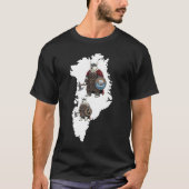 Viking Polar Bear Defends Greenland T-shirt (Voorkant)