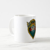 Viking Portret Metallic look Koffiemok (Voorkant links)