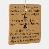 Viking Prayer Valknut FB.com/USAPatriotGraphics © Keramisch Ornament (Rechts)