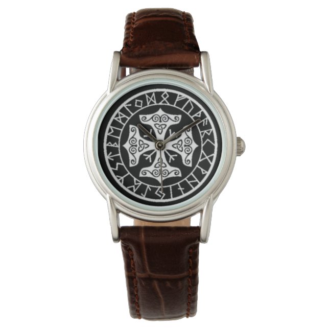 Viking Protection voert Talisman Protection uit Horloge (Voorkant)