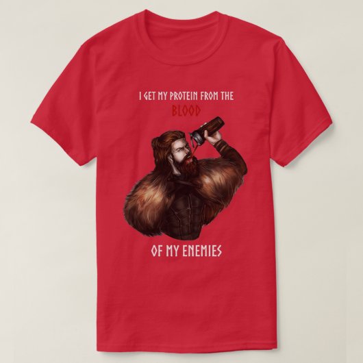 Viking Protein Workout 2 T-shirt (Design voorkant)