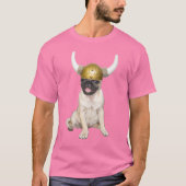 Viking Pug T-shirt (Voorkant)