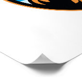 Viking Raider Barbarian Warrior Retro Poster (Hoek)