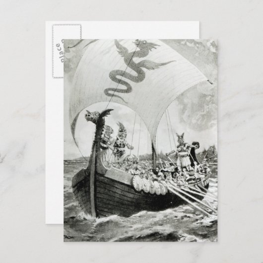 Viking Raiders Briefkaart (Voorkant / Achterkant)