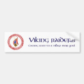 Viking raiders bumpersticker (Voorkant)