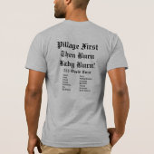 Viking raiders t-shirt (Achterkant)