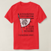 Viking Raven Banner Quote T-shirt (Design voorkant)
