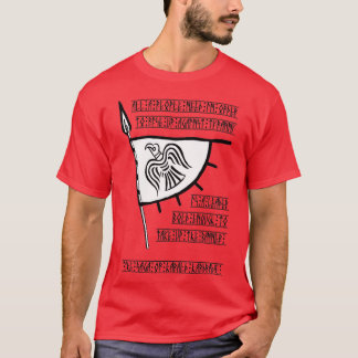 Viking Raven Banner Quote T-shirt