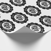 Viking Raven Banner Thor Freya Loki Cadeaupapier (Hoek)