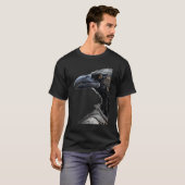 Viking Raven Norse Warrior Crow Vikings Style 1 T-shirt (Voorkant volledig)
