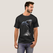 Viking Raven Norse Warrior Crow Vikings Style 1 T-shirt (Voorkant volledig)