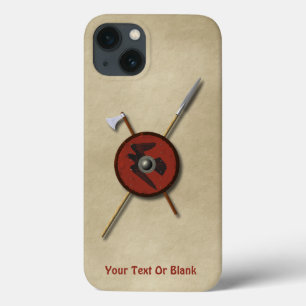 Viking Raven Shield and Weapons Case-Mate iPhone Case