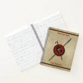 Viking Raven Shield and Weapons Notitieboek (Binnen)