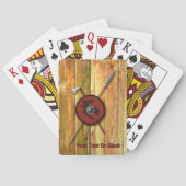 Viking Raven Shield and Weapons Pokerkaarten (Achterkant)