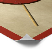 Viking Raven Shield and Weapons Poster (Hoek)