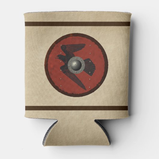 Viking Raven Shield Blikjeskoeler (Voorkant)