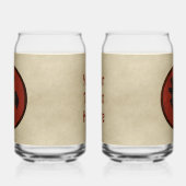 Viking Raven Shield Blikvorm Glas (Links)