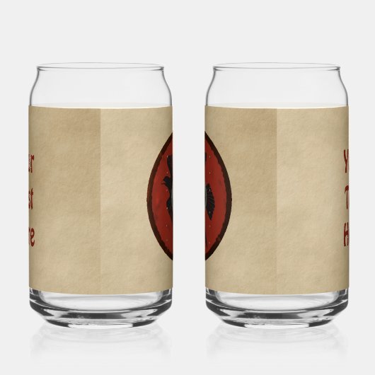 Viking Raven Shield Blikvorm Glas (Rechts)