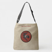 Viking Raven Shield Crossbody Tas (Achterkant)
