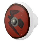 Viking Raven Shield Keramische Knop (Rechts)