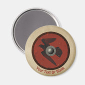 Viking Raven Shield Magneet (Voorkant / Achterkant)