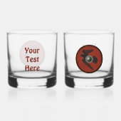 Viking Raven Shield Whisky Glas (Achterkant)