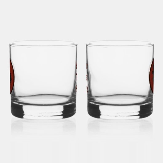 Viking Raven Shield Whisky Glas (Links)