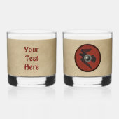 Viking Raven Shield Whisky Glas (Achterkant)