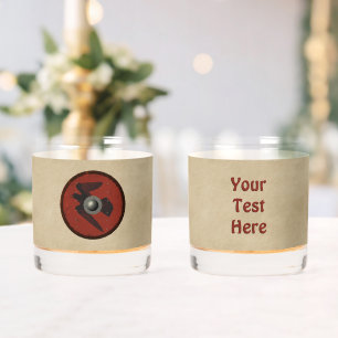 Viking Raven Shield Whisky Glas