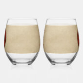 Viking Raven Shield Wijnglas Zonder Voet (Links)