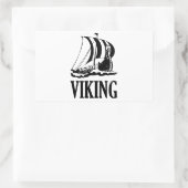 Viking Rechthoekige Sticker (Tas)