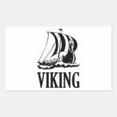 Viking Rechthoekige Sticker (Voorkant)