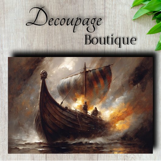 Viking Reis Decoupage Tissuepapier