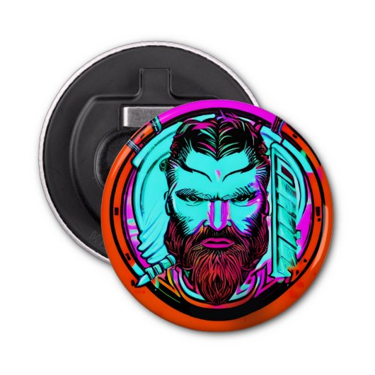 Viking Retro Bottle Opener (Voorkant)