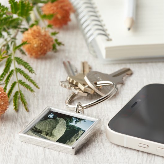 Viking ringstenen sleutelhanger (Zijkant)