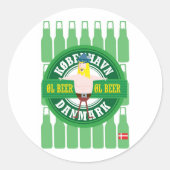 Viking Ronde Sticker (Voorkant)