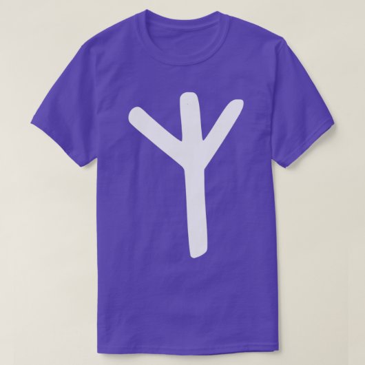Viking Rune Algiz T-shirt (Design voorkant)