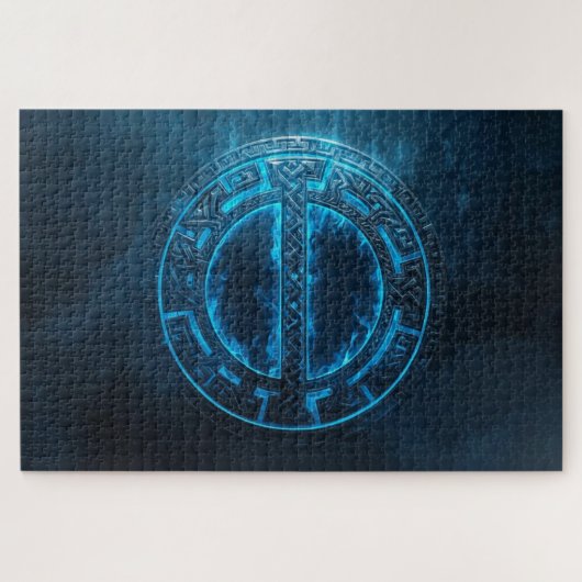 Viking Rune Circle Jigsaw Puzzle Legpuzzel (Horizontaal)